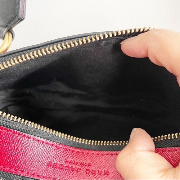 Marc Jacobs The Snapshot Crossbody Bag in Deep Maroon Multi - Picture 10 of 12